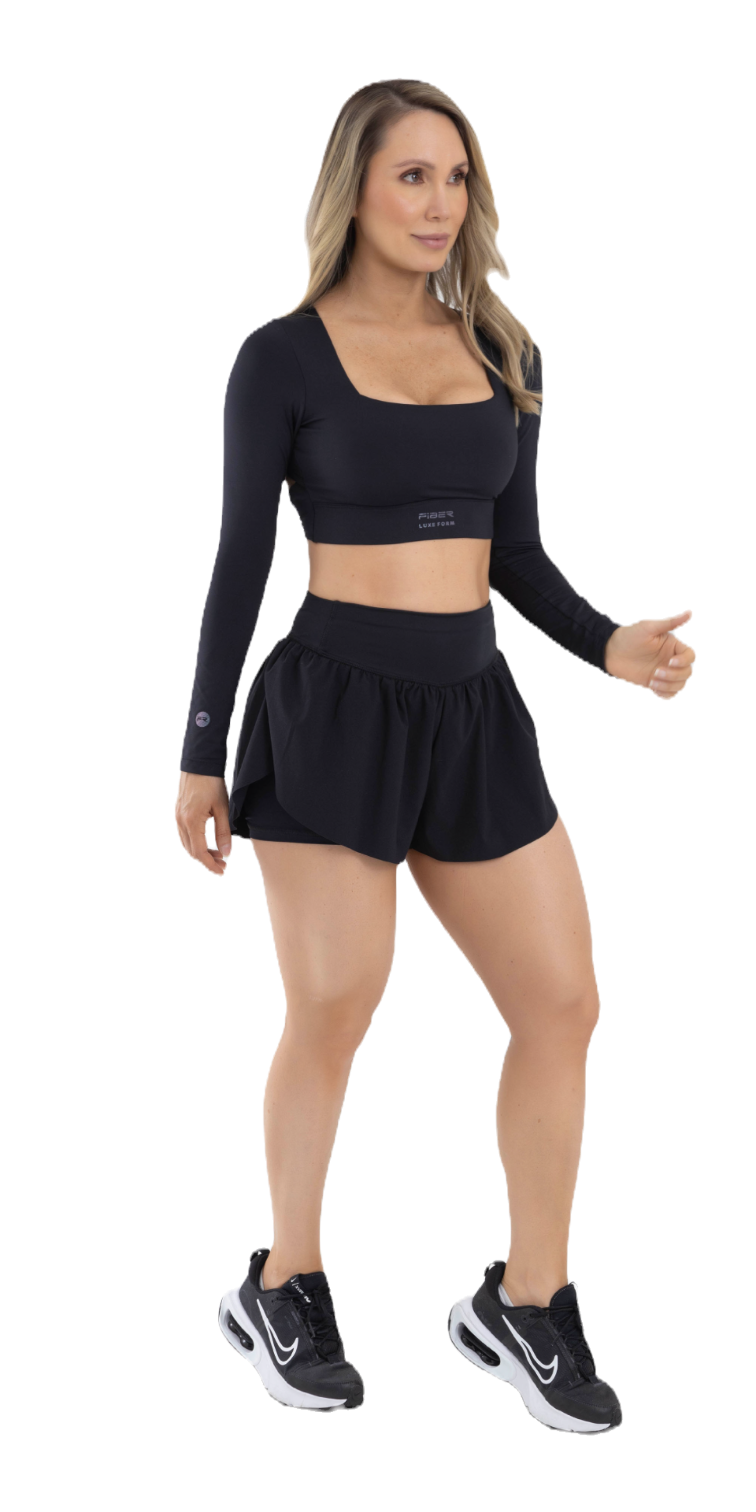 TOP NEGRO MANGA LARGA OCEAN S FIBER T05