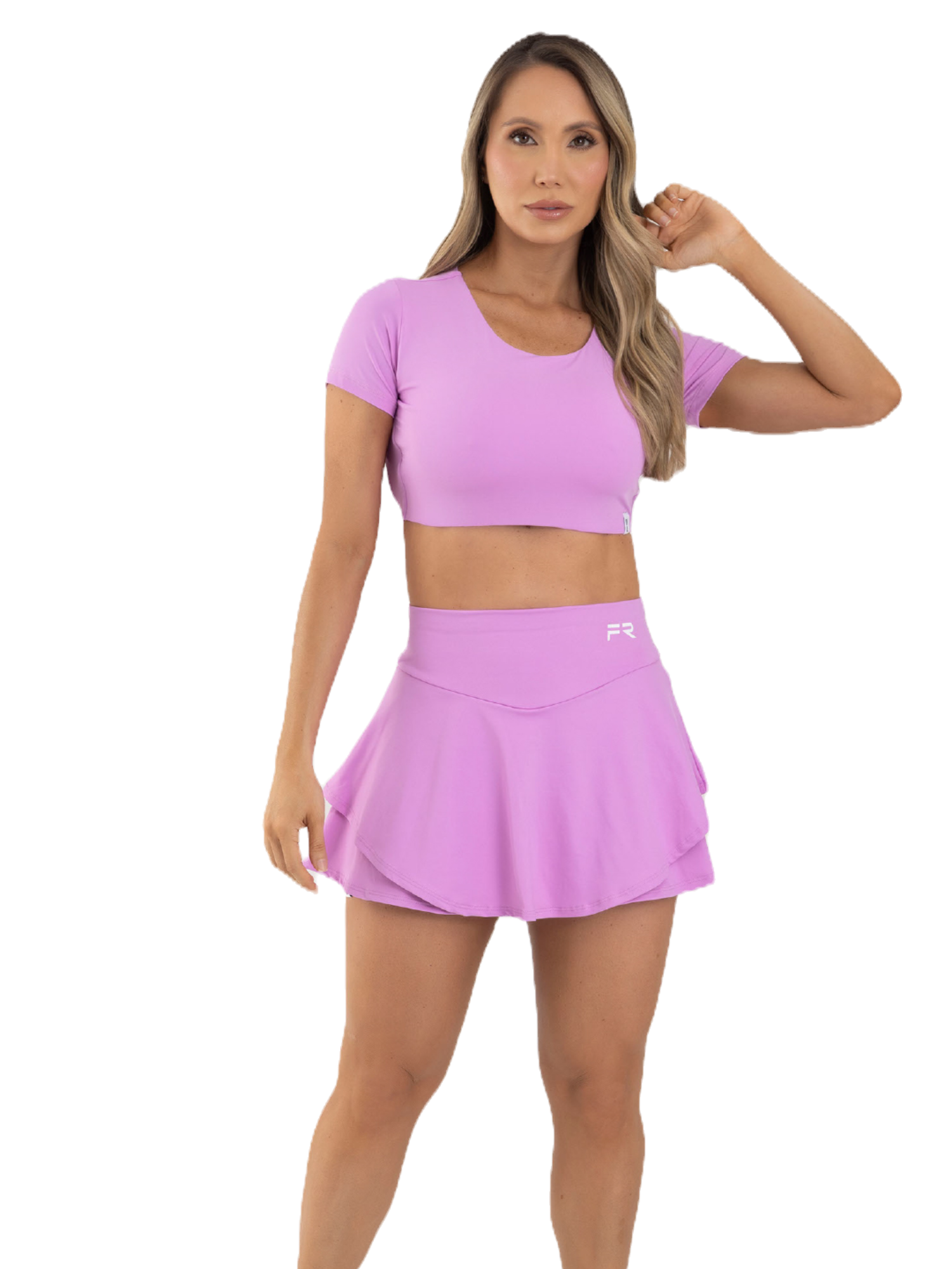 FALDA CORTA  ROSA- FIBER EUPHORIC ORIF01