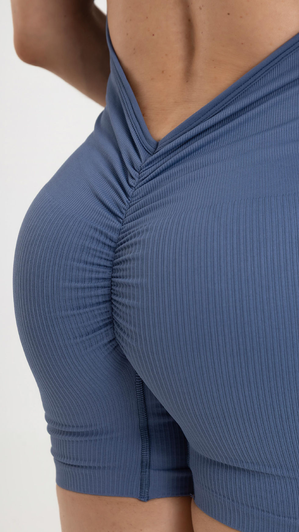 Miniatura: ENTERIZO CORTO PUSH UP CON CIERRE GRIS ETEREA FIBER