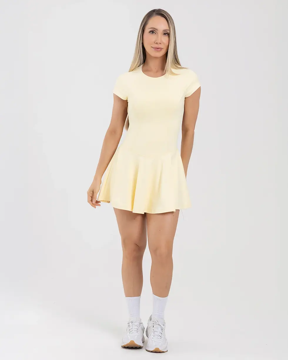 Miniatura: VESTIDO FIBER AMARILLO NEW DAWN NEWV01