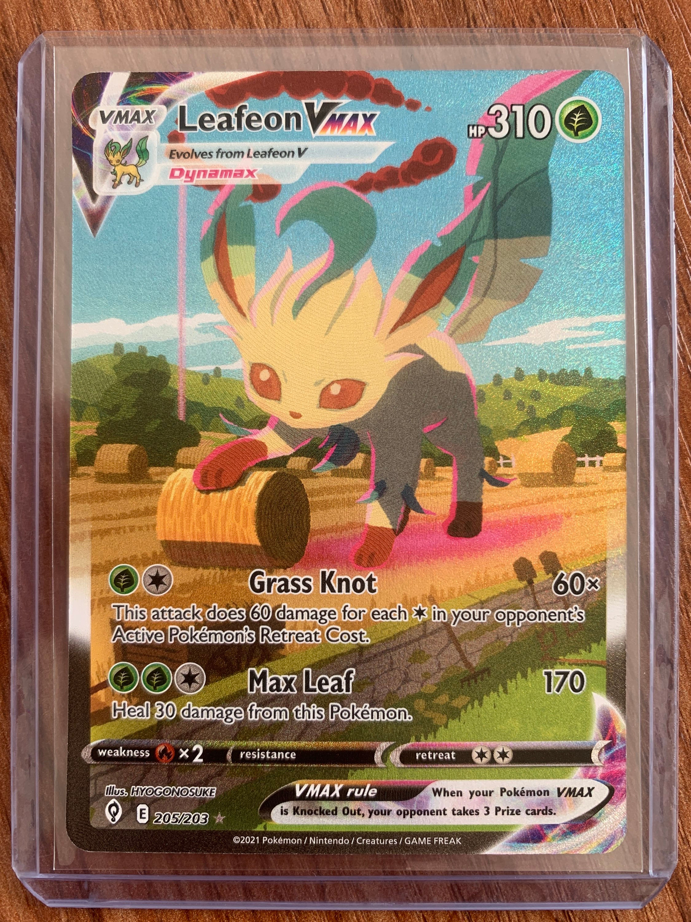 Leafeon VMAX - Secret Rare - Evolving Skies 