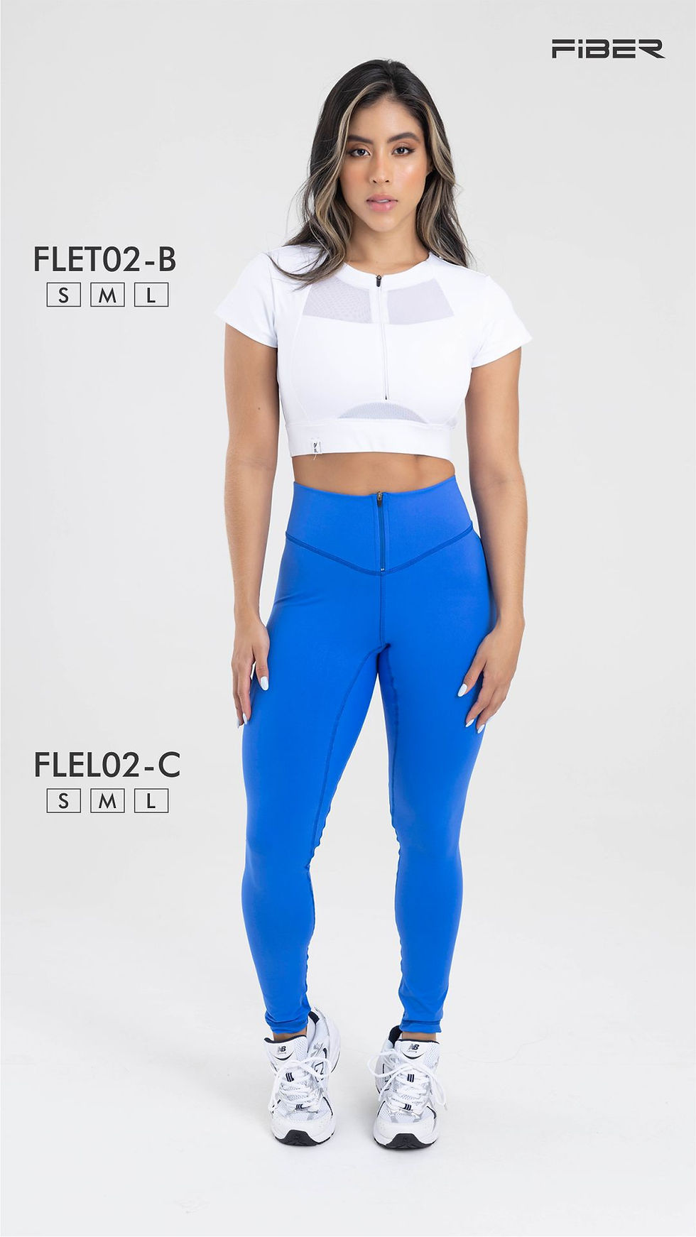 Miniatura: TOP MANGA COTA BLANCO DEEP FLEX FIBER FLET02-B