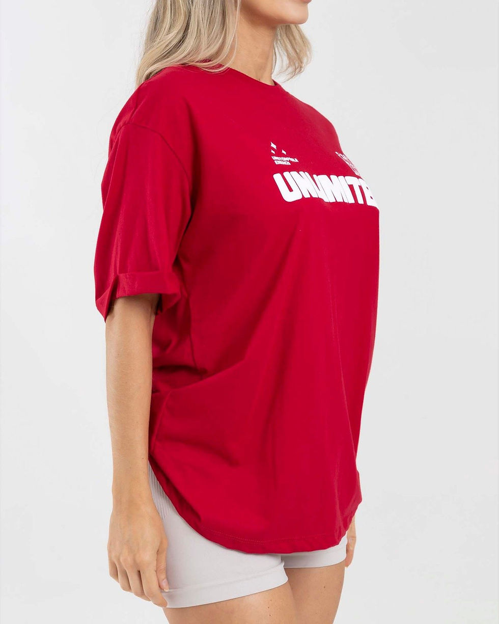 Thumbnail: CAMISETA OVERSIZE ROJO CORE PASSION FIBER
