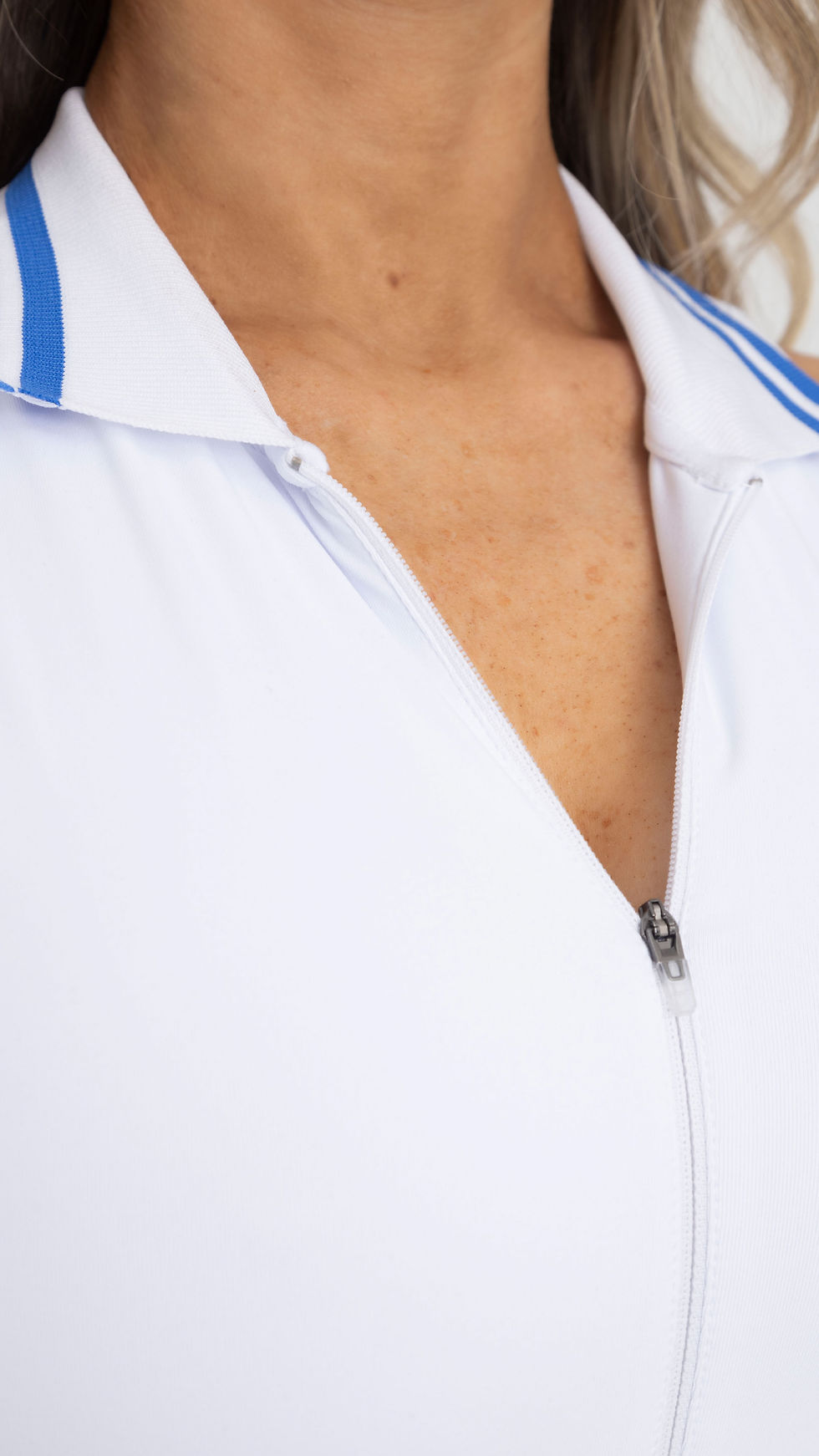 Miniatura: VESTIDO CUELLO TEJIDO BLANCO GOOD SPORT FIBER