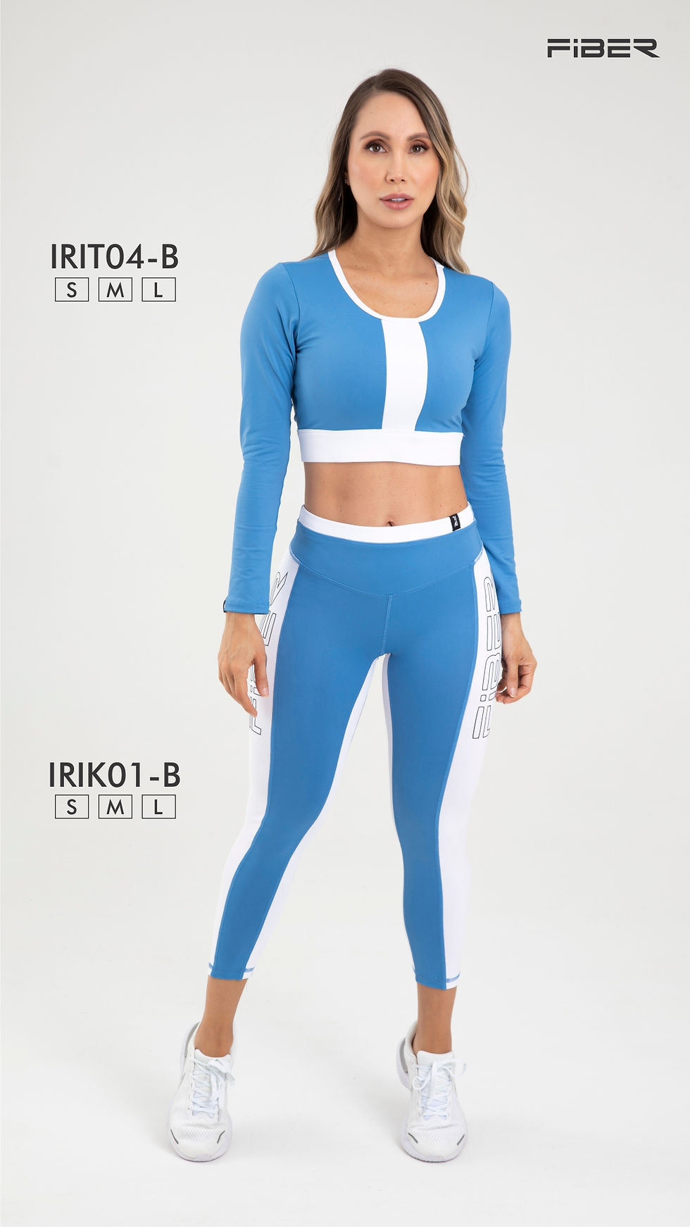 Miniatura: LEGGING- THAT GIRL AZUL CELESTE/BLANCO - IRIK01B