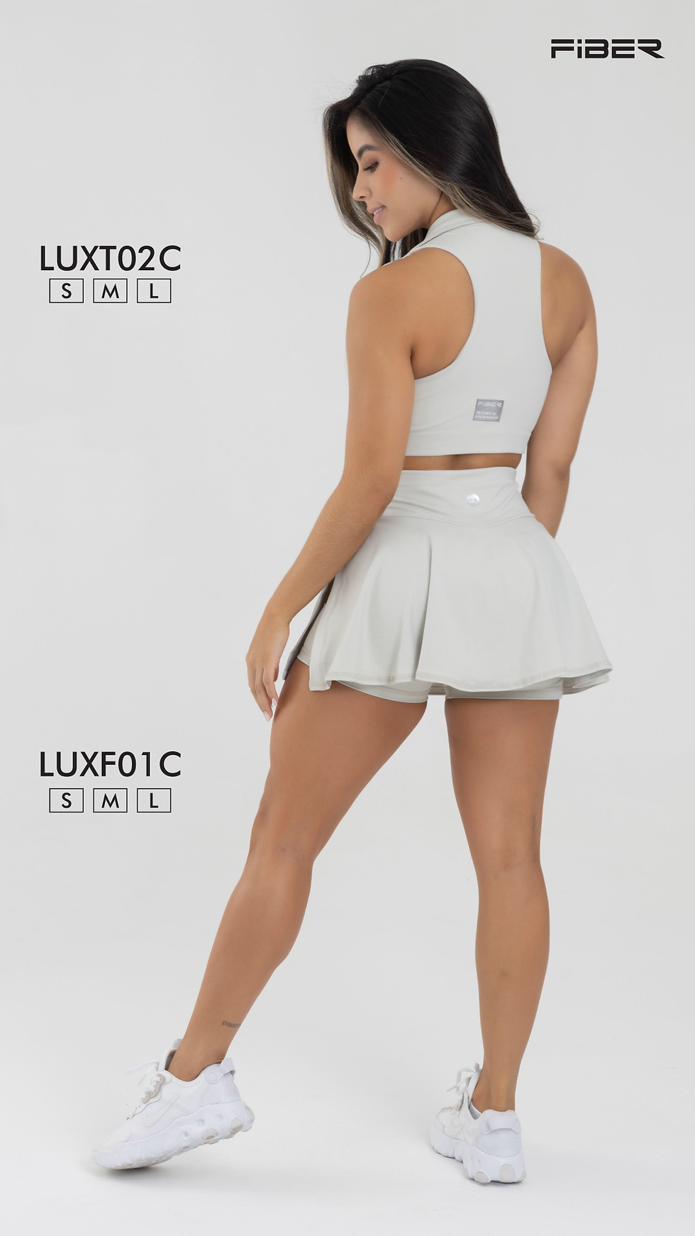 Thumbnail: Falda beige luxury FIBER