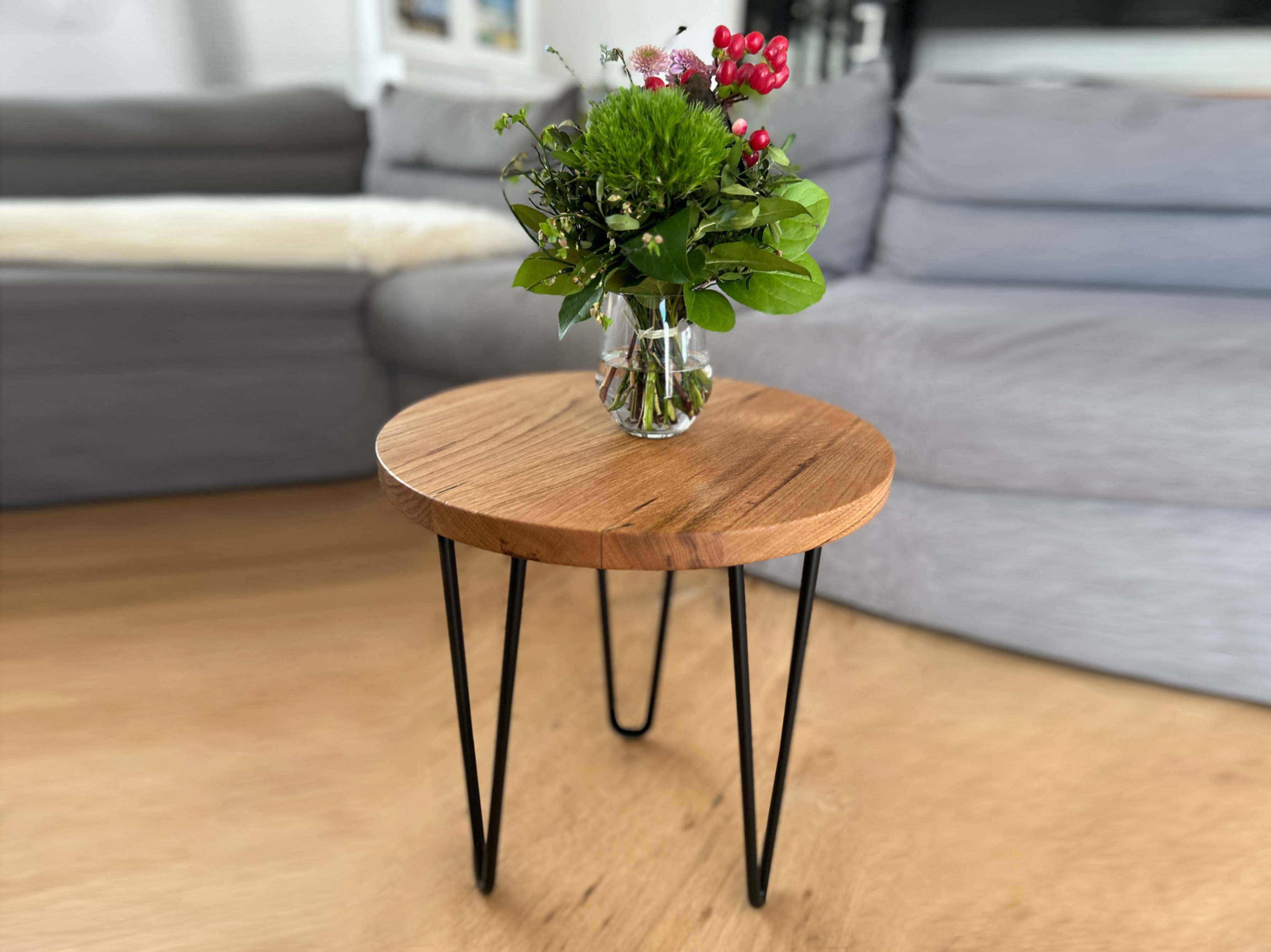 Beistelltisch - Eiche Ø 40 - Elisabeth