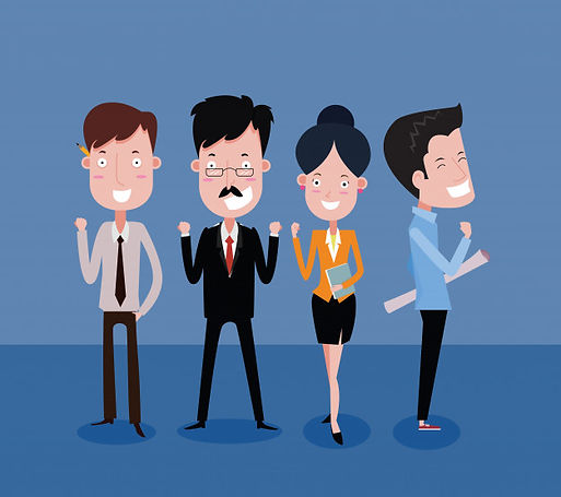 boss-female-male-employees-teamwork-busi