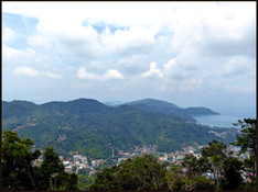 journeys & scorpions | travelblog | Thailand-Phuket | Big Buddha | View to Chalong bay