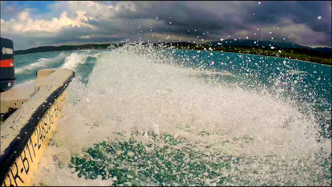 journeys and scorpions travelblog | Dominican Republic | Paradise Island Beach Resort, Punta Rucia | Boatride to Paradise Island