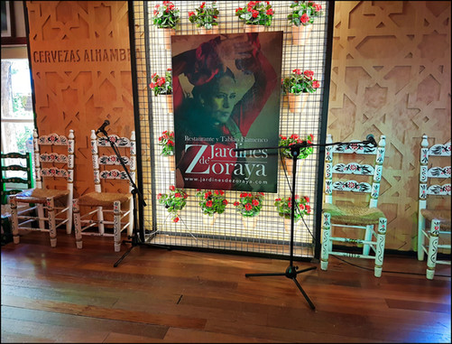 journeys and scorpions travelblog | Spain-Andalusia, Granada | Jardines de Zoraya, Flamenco Show