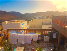 journeys & scorpions travel blog | Morocco Mirleft | Tayafut Apartments Terrace