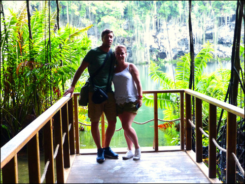 journeys and scorpions travelblog | Dominican Republic | Santo Domingo-Parque Nacional Los tres ojos-Los Zaramagullones