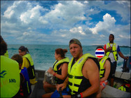 journeys and scorpions travelblog | Dominican Republic | Paradise Island Beach Resort, Punta Rucia | Boatride to Paradise Island