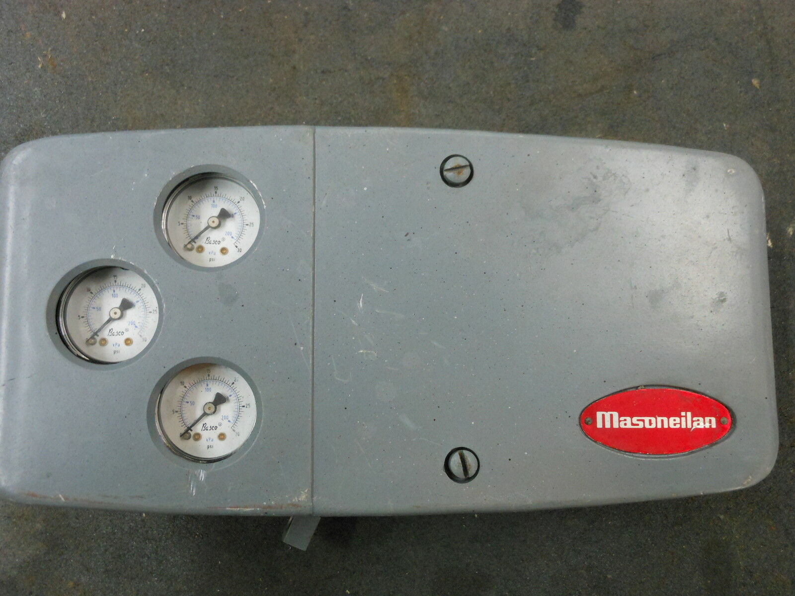 MASONEILAN PNEUMATIC VALVE POSITIONER GAUGES 30-30-30