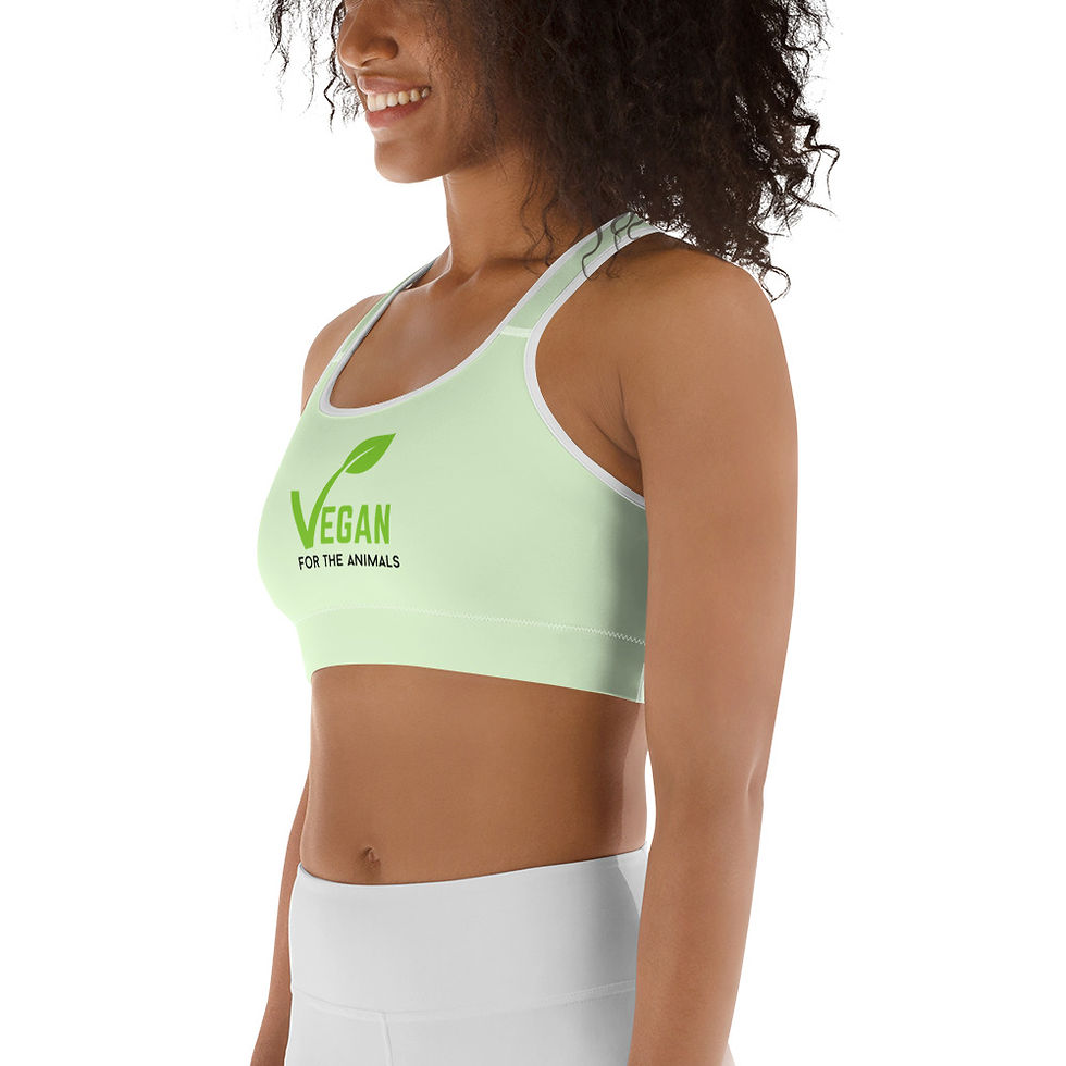 Thumbnail: VEGAN FOR THE ANIMALS - Sports bra