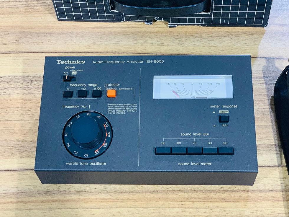 Thumbnail: Technics SH-8000 graphic equalizer calibration meter