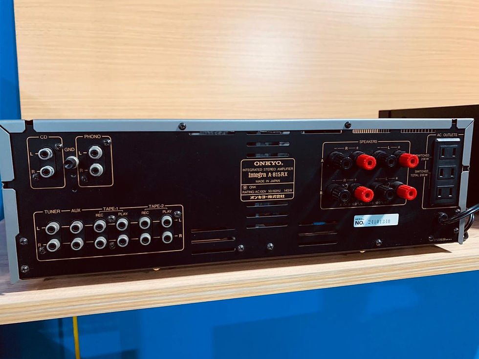 Thumbnail: Onkyo Bi-MOS Integra A-817XG high fidelity audio power amplifier 200W