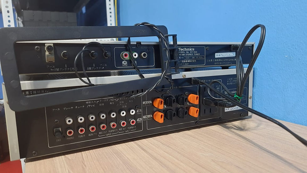 Thumbnail: Technics SU-V55 amplifier & ST-S55 radio tuner