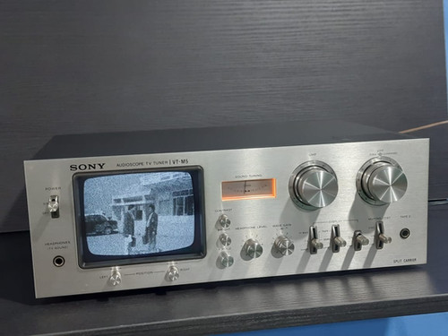 通電のみ確認SONY AUDIOSCOPE TV TUNER VT-M5 通電のみ確認SONY AUDIOSCOPE TV TUNER VT-M5