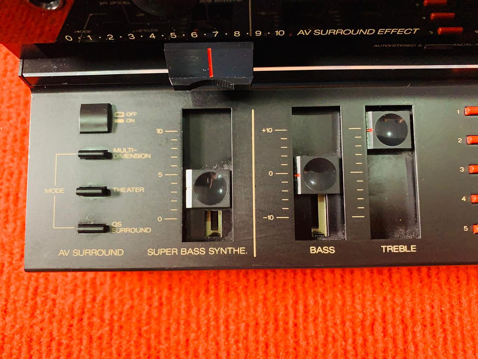 Thumbnail: Sansui S-XV1000 desktop AV Radio Receiver amplifier with remote