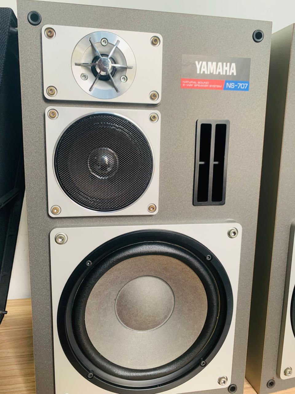 Thumbnail: Yamaha  Natural sound NS-707 Vintage bookshelf/Table top Moinitor Speakers,