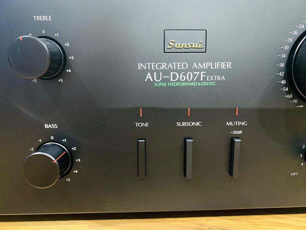Thumbnail: Sansui AU-D607F high quality vintage audio power amplifier