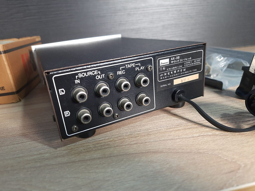 Thumbnail: Sansui AX-3S Sound consolette- 2 channel Mic mixer with digital echo