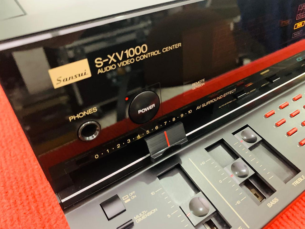 Thumbnail: Sansui S-XV1000 desktop AV Radio Receiver amplifier with remote