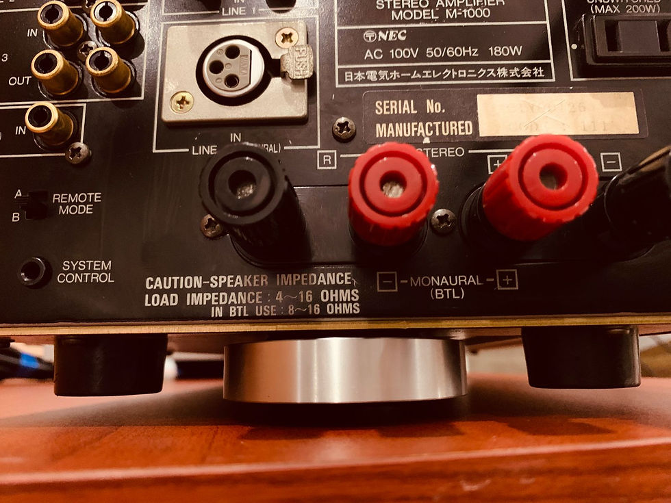 Thumbnail: Rare NEC M-1000 high end audiophile vintage audio power amplifier
