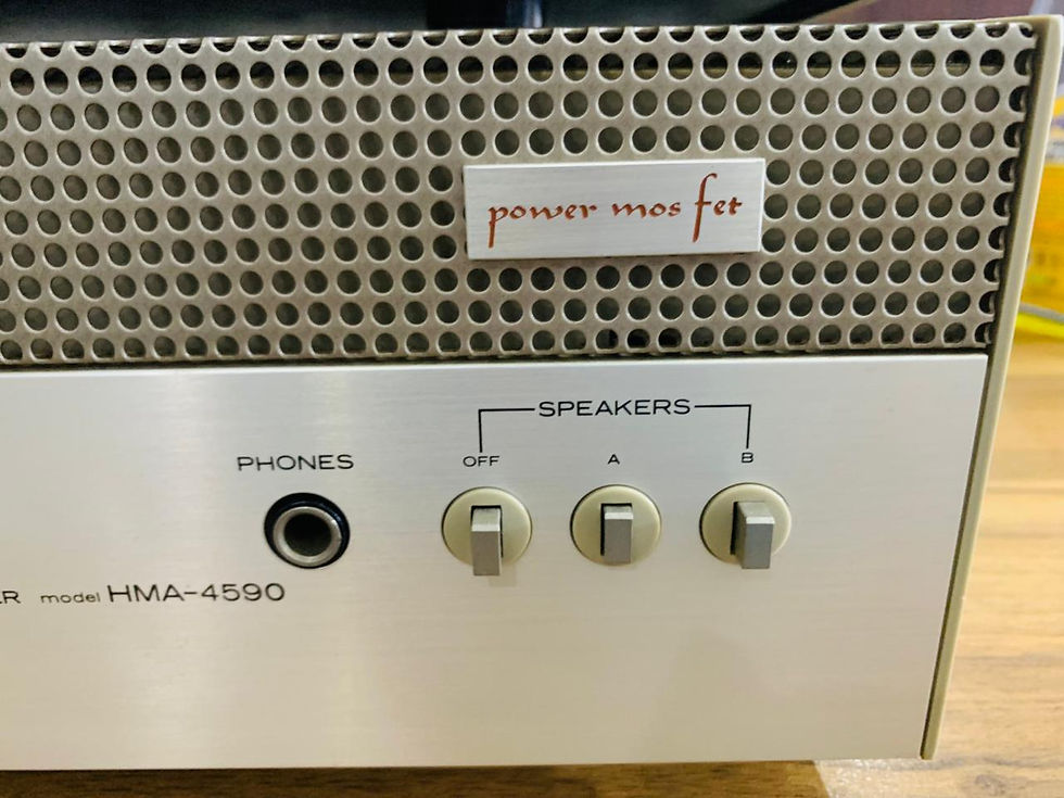 Thumbnail: Hitachi LO-D MosFet power/Pre amplifier combination HMA/HCA