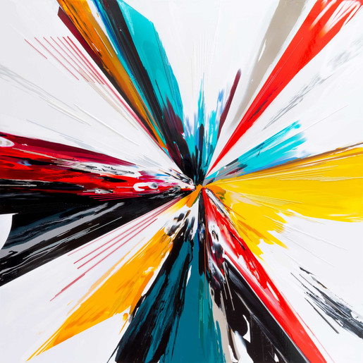 Endless force XXVIII 130.3 cm_mixed media Acrylic Thread_2022
