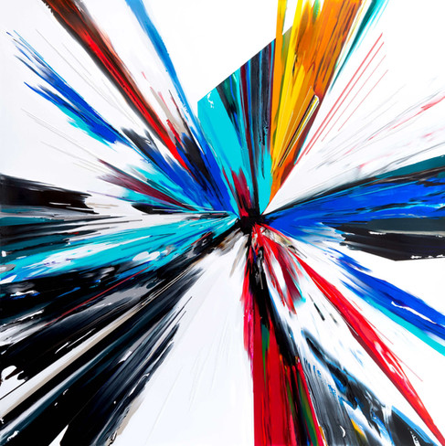 Endless force XXVII 130.3 cm_mixed media Acrylic Thread_2022