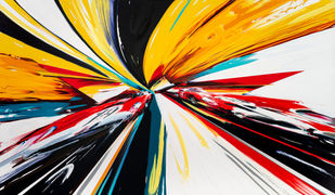 강민석 작가 시간의 궤적을 찢고 돌파하는 본능은, 고정된 현실을 뚫고 나아가려는 존재의 속도이자, 무한한 가능성을 향해 도약하는 자아의 힘을 상징한다.