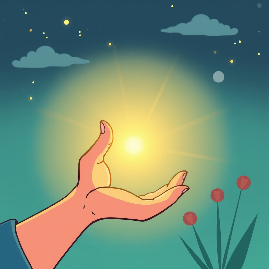 a peaceful hand holding a light..jpg