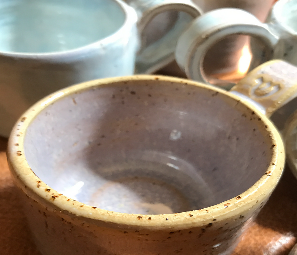 Miniature : Mugs with Hebrew- Tasses