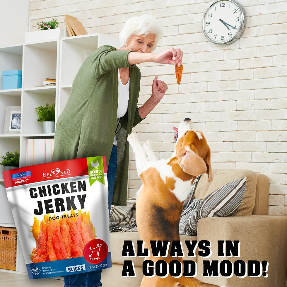 Thumbnail: Chicken Jerky Dog Treats 1.5 Lb Human Grade Pet Snacks Grain Free Organic Meat