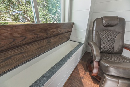 Storage bench open