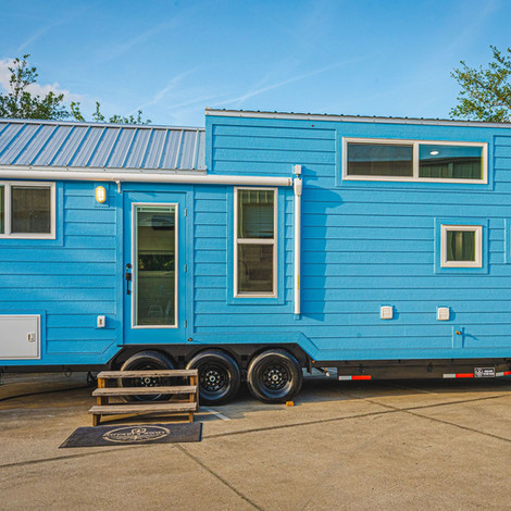 Cavin tiny home on wheels by Movable Roots.