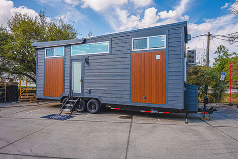 The Adams tiny home by Movable Roots.