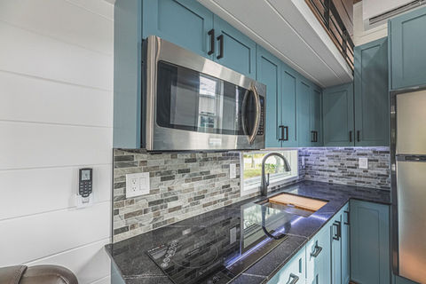 Cat House tiny home on wheels by Movable Roots.