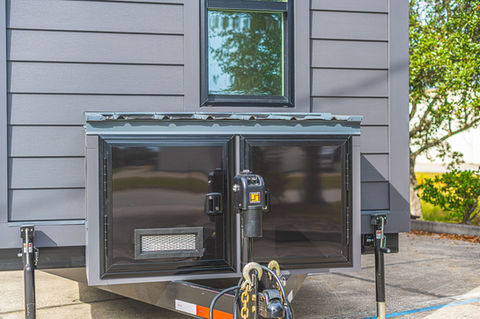 Cat House tiny home on wheels by Movable Roots.