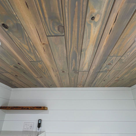 Custom tiny home on wheels by Movable Roots.