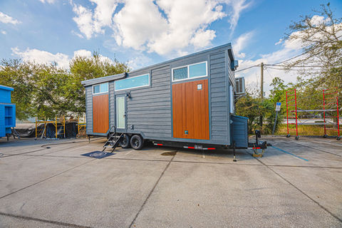 The Adams tiny home by Movable Roots.