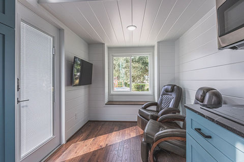 Cat House tiny home on wheels by Movable Roots.