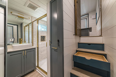 Wansley Gooseneck tiny home by Movable Roots.