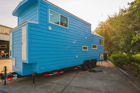 Cavin tiny home by Movable Roots with LP LapSiding.