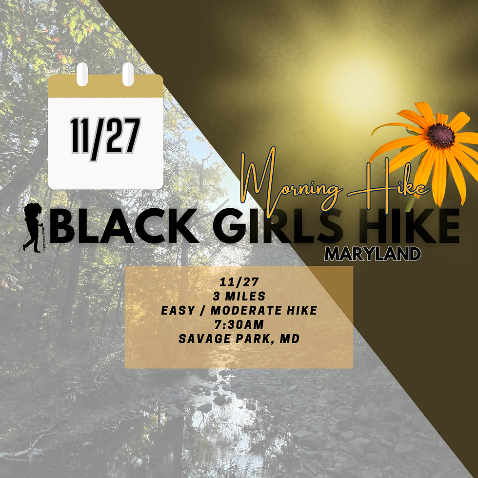 Black Girls Hike | MORNING HIKE | Savage Park, MD