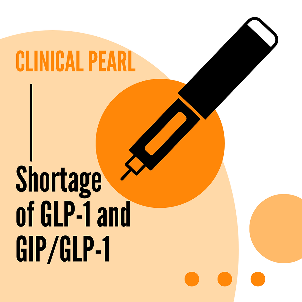 Running on Empty: Navigating the GLP-1 and GIP/GLP-1 Receptor Agonist Drug  Shortage