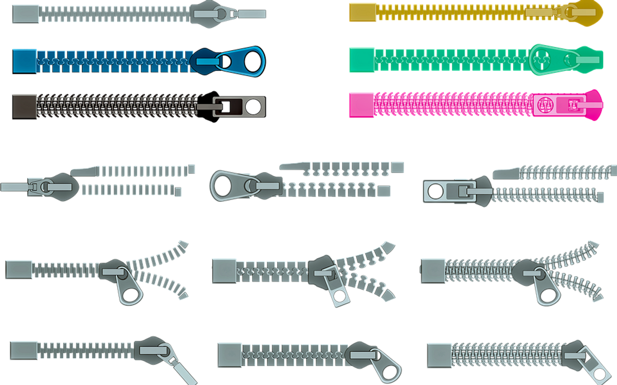 How to choose the right zippers for your garments
